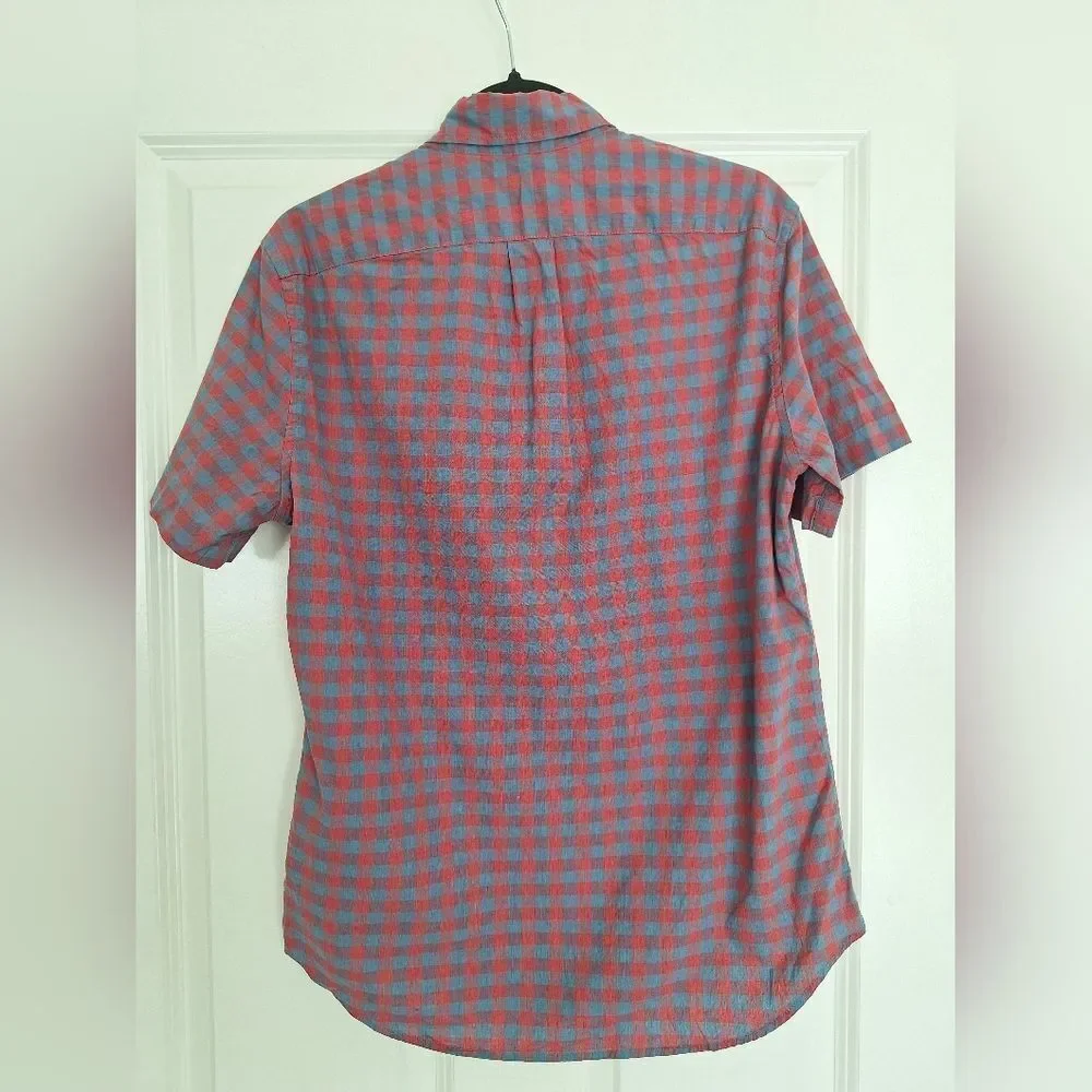 J.Crew red blue color cotton button‎ doewn shirts size S